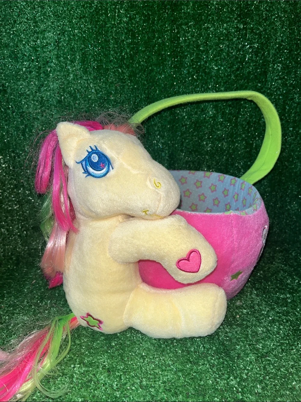 MY LITTLE PONY PLUSH BASKET 2007